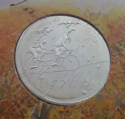 سکه یادبودی نقره ده یورو پروف اتحادیه اروپا به همراه پک اورجینال