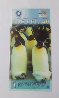 اسکناس پلیمری فوق الاده زیبا قطب شمال