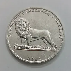 سکه خارجی کلکسیونی خاص یادبودی کنگو طرح بسیار زیبا و کمیاب
