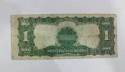 اسکناس یک دلاری سایز بزرگ آمریکا قدمت ۱۰۰ سال کمتر دیده شده در ایران