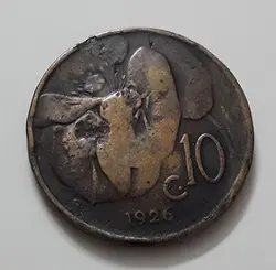 سکه خارجی کشور ایتالیا سال ۱۹۲۶