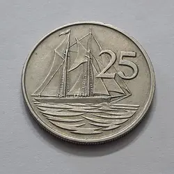 سکه کلکسیونی کایمن ملکه تاج دار سال ۱۹۹۰