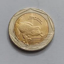 سکه دوفلزی طرح زیبا کلمبیا طرح قورباقه