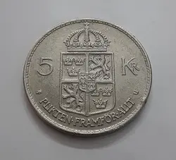 سکه خارجی کلکسیونی سوئد واحد ۵