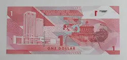 اسکناس خارجی کلکسیونی پلیمری طرح جدید کشور ترینیداد و توباگو