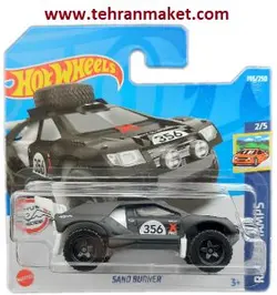 ماشین فلزی سند‌ ریسر بارنر شن‌نورد اماراتی زاروق هات ویلز سری متل اورجینال تک جعبه SAND BURNER Hot wheels Die-cast