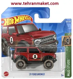 ماشین فلزی فورد برانکو 2021 هات ویلز سری متل اورجینال تک جعبه 21Ford Bronco Hot wheels Die-cast