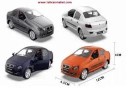 ماشین فلزی راناپلاس چراغدار و موزیکال Rana Plus DIECAST