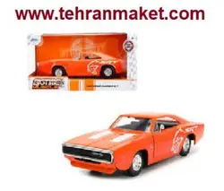 ماکت ماشین فلزی دوج چارجر R/T مدل 1968 بزرگ 1/24 جادا Jada تک جعبه Jada 1:24 Bigtime Muscle 1968 Dodge Charger R/T