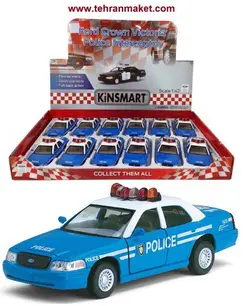 ماشین فلزی فورد کراون ویکتوریا پلیس ایالتی آمریکا کینزمارت Kinsmart کینسمارت KT5342A Ford Crown Victoria Police Interceptor (Blue) – فروشگاه اینترنتی تهران ماکت