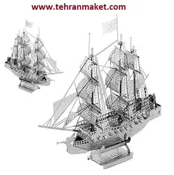 پازل سه بعدی ماکت فلزی کشتی دزدان دریایی 1800 Pirates مینیاتوری و اورجینال