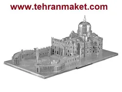 پازل سه بعدی ماکت فلزی کلیسای سن پیر واتیکان رم St.Peters Basilica Vatican مینیاتوری و اورجینال