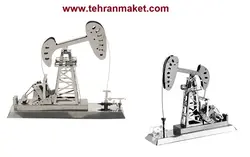 پازل سه بعدی ماکت فلزی دستگاه حفاری چاه نفت Well drilling tools مینیاتوری و اورجینال