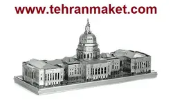 پازل سه بعدی ماکت فلزی کاخ کنگره آمریکا United States Capitol مینیاتوری و اورجینال