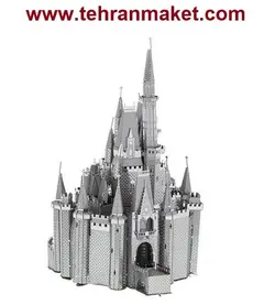 پازل سه بعدی ماکت فلزی قصر سیندرلا Cinderella Castle مینیاتوری و اورجینال