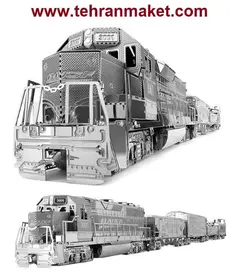 پازل سه بعدی ماکت فلزی قطار باری الیزابت کاتن Freight Train Elizabeth Cotton مینیاتوری و اورجینال