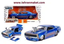 ماکت ماشین فلزی شورلت کامارو زلزله 1969 بزرگ 1/24 جادا Jada تک جعبه Jada Toys Bigtime Muscle 1:24 1969 Chevy Camaro Earthshaker Die-cast Car