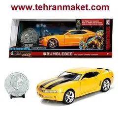 ماکت ماشین فلزی شورلت کامارو بامبل بی 2006 کانسپت بزرگ 1/24 جادا Jada با سکه فلزی تک جعبه Transformers Bumblebee 2006 Chevrolet Camaro Concept Jada 1/24 Diecast Model‏