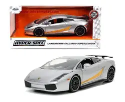 ماکت ماشین فلزی لامبورگینی گالاردو سوپرلگرا بزرگ 1/24 جادا Jada تک جعبه Jada Toys 1:24 Lamborghini Gallardo Superleggera Die-cast Car
