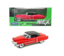 ماکت ماشین فلزی کادیلاک الدورادو 1953 بزرگ 1/24 ویلی تک جعبه WELLY 1:24 1953 Cadillac Eldorado 1953
