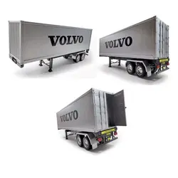 ماکت تریلی فلزی ولوو افهاش 12 با کانتینر بزرگ 1/32 ویلی تک جعبه Welly 1:32 Volvo FH12 With Container Trailer Transporter – تهران ماکت