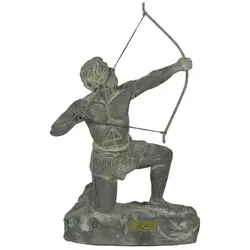 ماکت دکوری مجسمه آرش کمانگیر ایران باستان تک جعبه Decorative replica of Arash Kamangir statue of ancient Iran