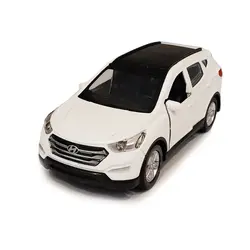 فروش عمده ماشین فلزی هیوندا سانتافه چراغدار و موزیکال طاها تویز Hyundai Santafe Diecast Model Car