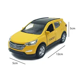 فروش عمده ماشین فلزی هیوندا سانتافه تاکسی اسباب بازی طاها تویز Hyundai Santafe Taxi Diecast Model Car