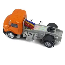 ماشین فلزی کشنده تریلی مرسدس بنز 911 چراغدار و موزیکال Mercedes-Benz 911 Truck Diecast Model Car – تهران ماکت