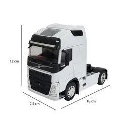ماکت کامیون فلزی کشنده تریلی ولوو FH500 تک محور بزرگ 1/32 ویلی تک جعبه Welly 1/32 Metal Volvo 2 X 2 Wheel Tractor Truck Model With Box Collection – تهران ماکت