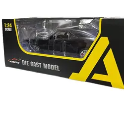 ماکت ماشین فلزی دوج چارجر R/T مدل 1970 بزرگ 1/24 مینی اتو چراغدار و موزیکال تک جعبه Miniauto Toys 1/24 Fast &amp; Furious 1970 Dodge Charger R/T