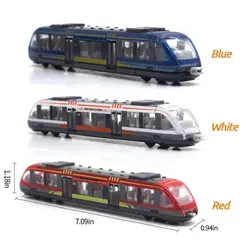 ماکت فلزی مترو ترن قطار شهری تگزاس به فلوریدا آمریکا 1:55 Alloy Diecasts Subway Model High Speed Railway West Train Metal Vehicles NO.90029 Toys
