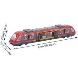 ماکت فلزی مترو ترن قطار شهری تگزاس به فلوریدا آمریکا 1:55 Alloy Diecasts Subway Model High Speed Railway West Train Metal Vehicles NO.90029 Toys