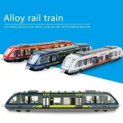 ماکت فلزی مترو ترن قطار شهری تگزاس به فلوریدا آمریکا 1:55 Alloy Diecasts Subway Model High Speed Railway West Train Metal Vehicles NO.90029 Toys