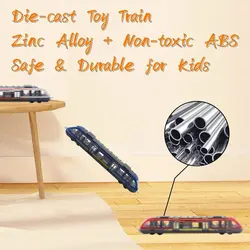 ماکت فلزی مترو ترن قطار شهری تگزاس به فلوریدا آمریکا 1:55 Alloy Diecasts Subway Model High Speed Railway West Train Metal Vehicles NO.90029 Toys