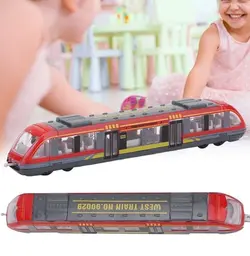 ماکت فلزی مترو ترن قطار شهری تگزاس به فلوریدا آمریکا 1:55 Alloy Diecasts Subway Model High Speed Railway West Train Metal Vehicles NO.90029 Toys