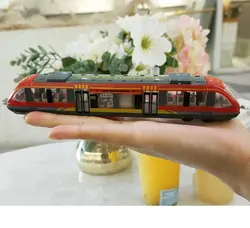 ماکت فلزی مترو ترن قطار شهری تگزاس به فلوریدا آمریکا 1:55 Alloy Diecasts Subway Model High Speed Railway West Train Metal Vehicles NO.90029 Toys