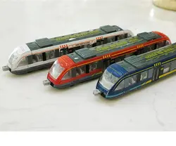 ماکت فلزی مترو ترن قطار شهری تگزاس به فلوریدا آمریکا 1:55 Alloy Diecasts Subway Model High Speed Railway West Train Metal Vehicles NO.90029 Toys