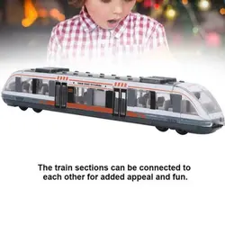 ماکت فلزی مترو ترن قطار شهری تگزاس به فلوریدا آمریکا 1:55 Alloy Diecasts Subway Model High Speed Railway West Train Metal Vehicles NO.90029 Toys