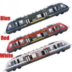 ماکت فلزی مترو ترن قطار شهری تگزاس به فلوریدا آمریکا 1:55 Alloy Diecasts Subway Model High Speed Railway West Train Metal Vehicles NO.90029 Toys