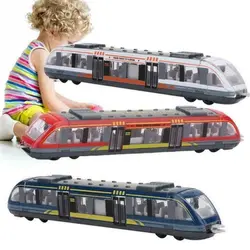 ماکت فلزی مترو ترن قطار شهری تگزاس به فلوریدا آمریکا 1:55 Alloy Diecasts Subway Model High Speed Railway West Train Metal Vehicles NO.90029 Toys