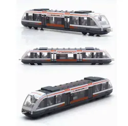 ماکت فلزی مترو ترن قطار شهری تگزاس به فلوریدا آمریکا 1:55 Alloy Diecasts Subway Model High Speed Railway West Train Metal Vehicles NO.90029 Toys