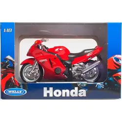ماکت موتور فلزی هوندا CBR1100XX ویلی 1/18 تک جعبه Honda CBR1100XX Scale 1:18 Diecast Model Motorcycle