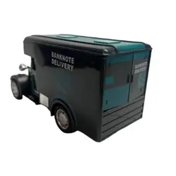 ماشین فلزی فورد 1925 کامیون حمل پول و اسکناس چراغدار و موزیکال تک جعبه Classic 1925 Ford Diecast Model Car YD627-9