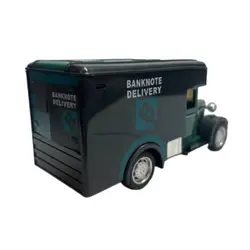 ماشین فلزی فورد 1925 کامیون حمل پول و اسکناس چراغدار و موزیکال تک جعبه Classic 1925 Ford Diecast Model Car YD627-9