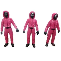 اکشن فیگور اسکویید گیم بازی مرکب مجموعه 6 عددی Squid action figure, mixed game, set of 6 pieces