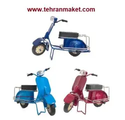 ماکت دکوری موتور وسپا Vespa 150cc کلاسیک دست ساز فلزی بزرگ 1/12