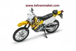 ماکت موتور فلزی سوزوکی تریل DR-Z400S ویلی welly تک جعبه 1/18 اسباب بازی
