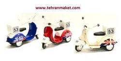 ماکت موتور فلزی وسپا vespa پیک موتوری انگلستان عقب کش اسباب بازی