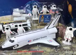 ماکت شاتل فضایی فلزی ناسا آمریکا ست 20 عددی موتورمکس Motormax تک جعبه اورجینال